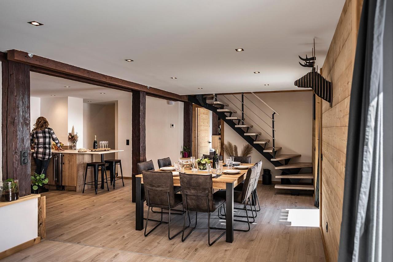 Spacieux duplex avec vue La Clusaz Extérieur photo