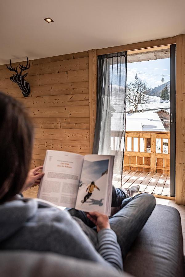 Spacieux duplex avec vue La Clusaz Extérieur photo